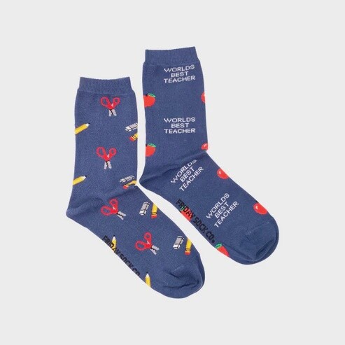 Women&#39;s World&#39;s Best Teacher Socks