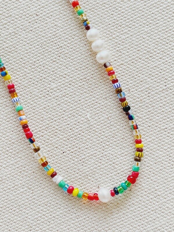 Bahia Pearl Short Necklace