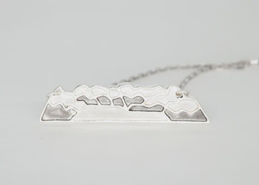 Moraine Lake Mountain Necklace