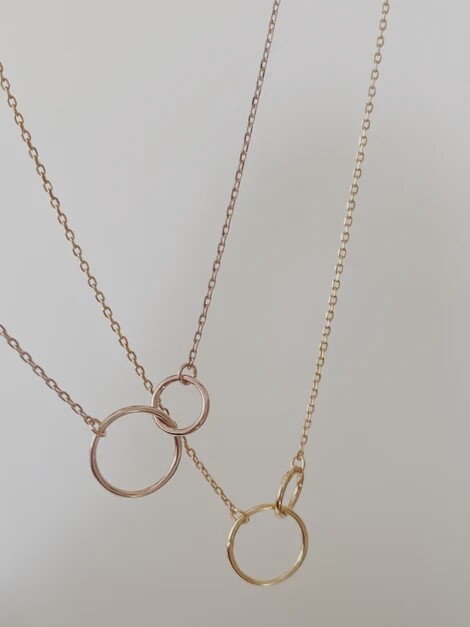 Silver Loop Necklace