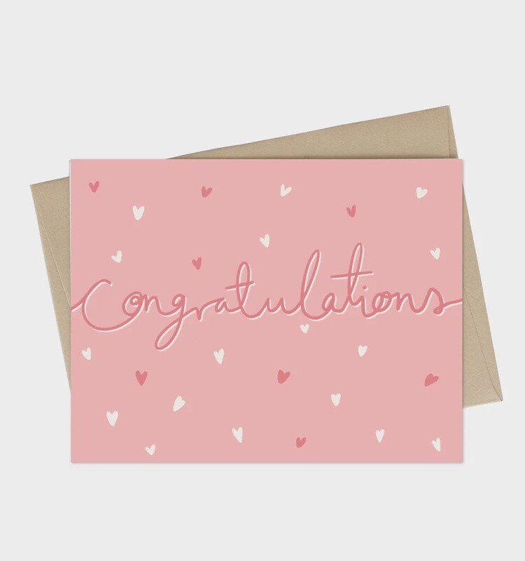 Wedding Congratulations Pink