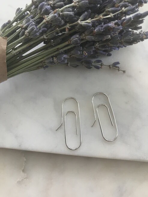Simplicitty in paperclip Silver