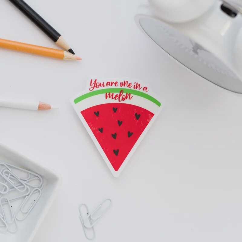 One in a Melon Vinyl Sticker