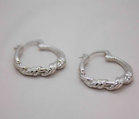 Evelyn Silver Hoops