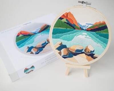 Lake Louise- DIY Embroidery Kit
