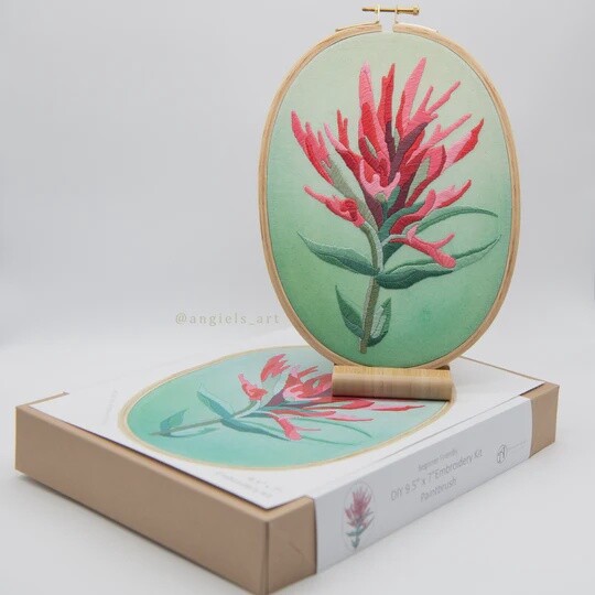 Paintbrush- DIY Embroidery Kit