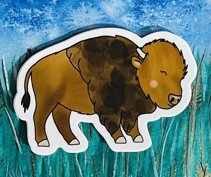 Bison Sticker