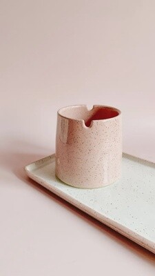 Ceramic Paint Brush Cup (Pink)