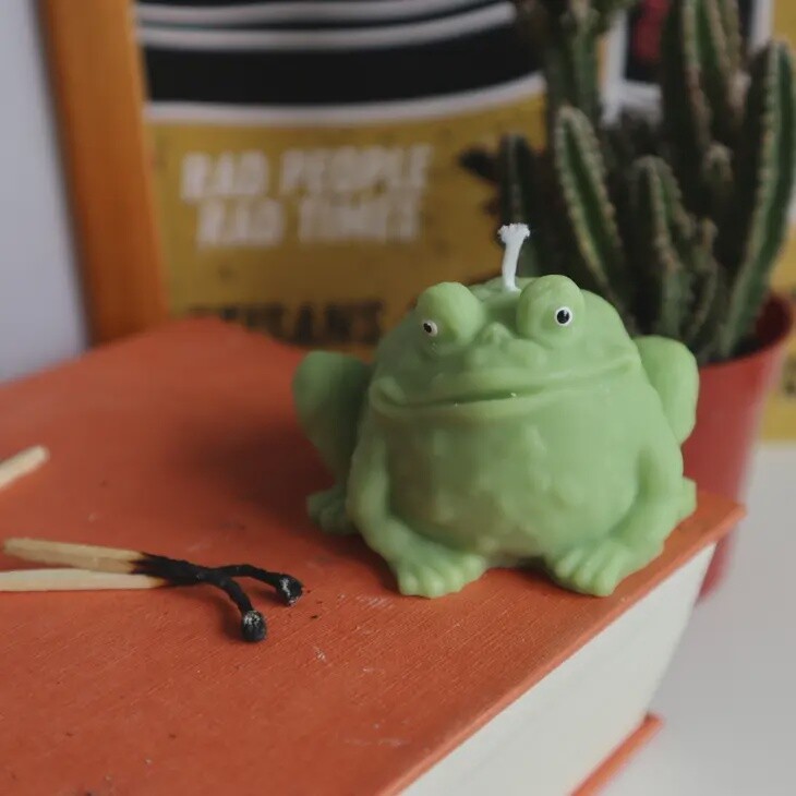 Frog Toad Candle