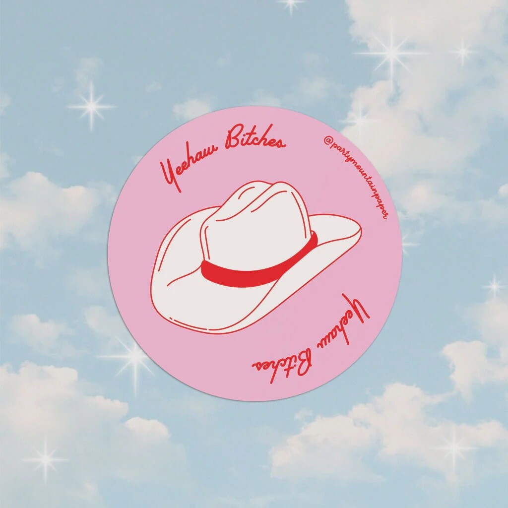 Yeehaw Bitches Sticker