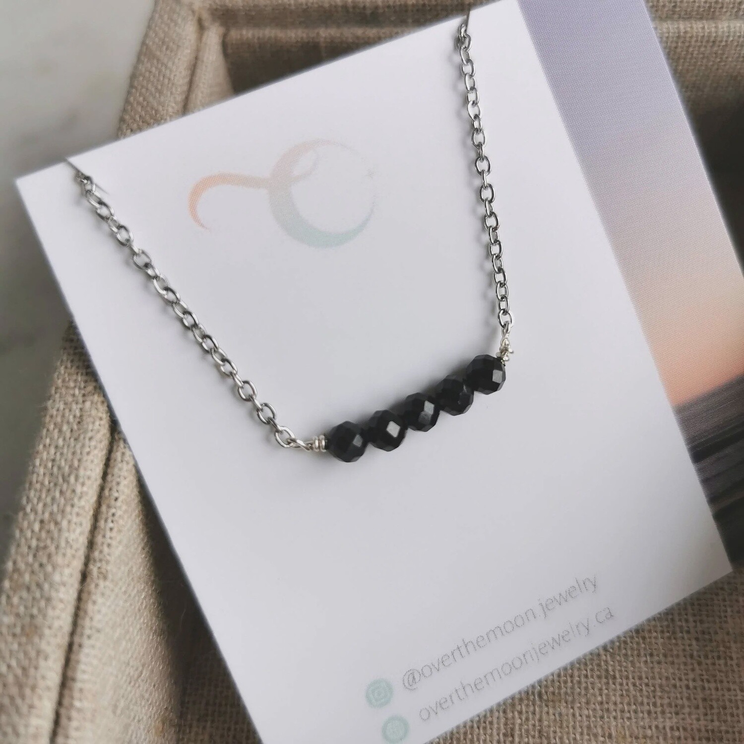 Black Spinel Necklace
