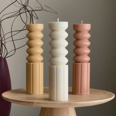 Round Tall Pillar Candle