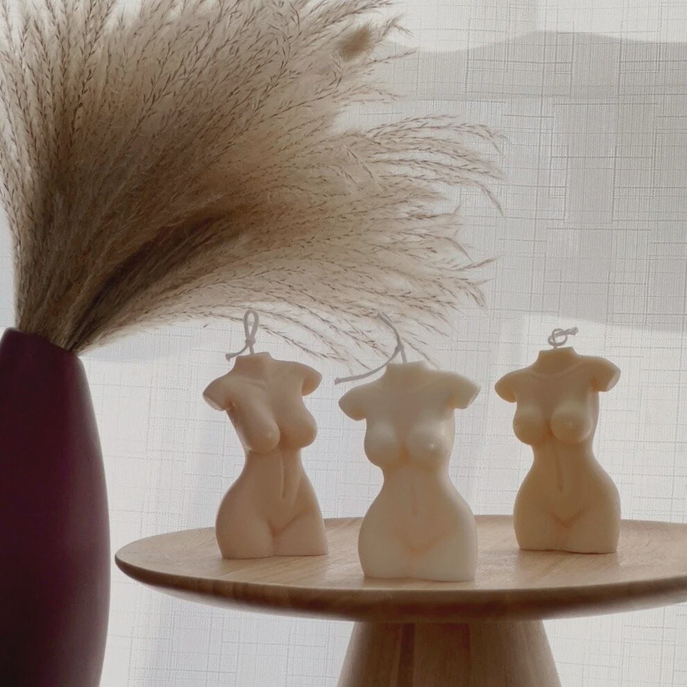 Female/Male Body Candle