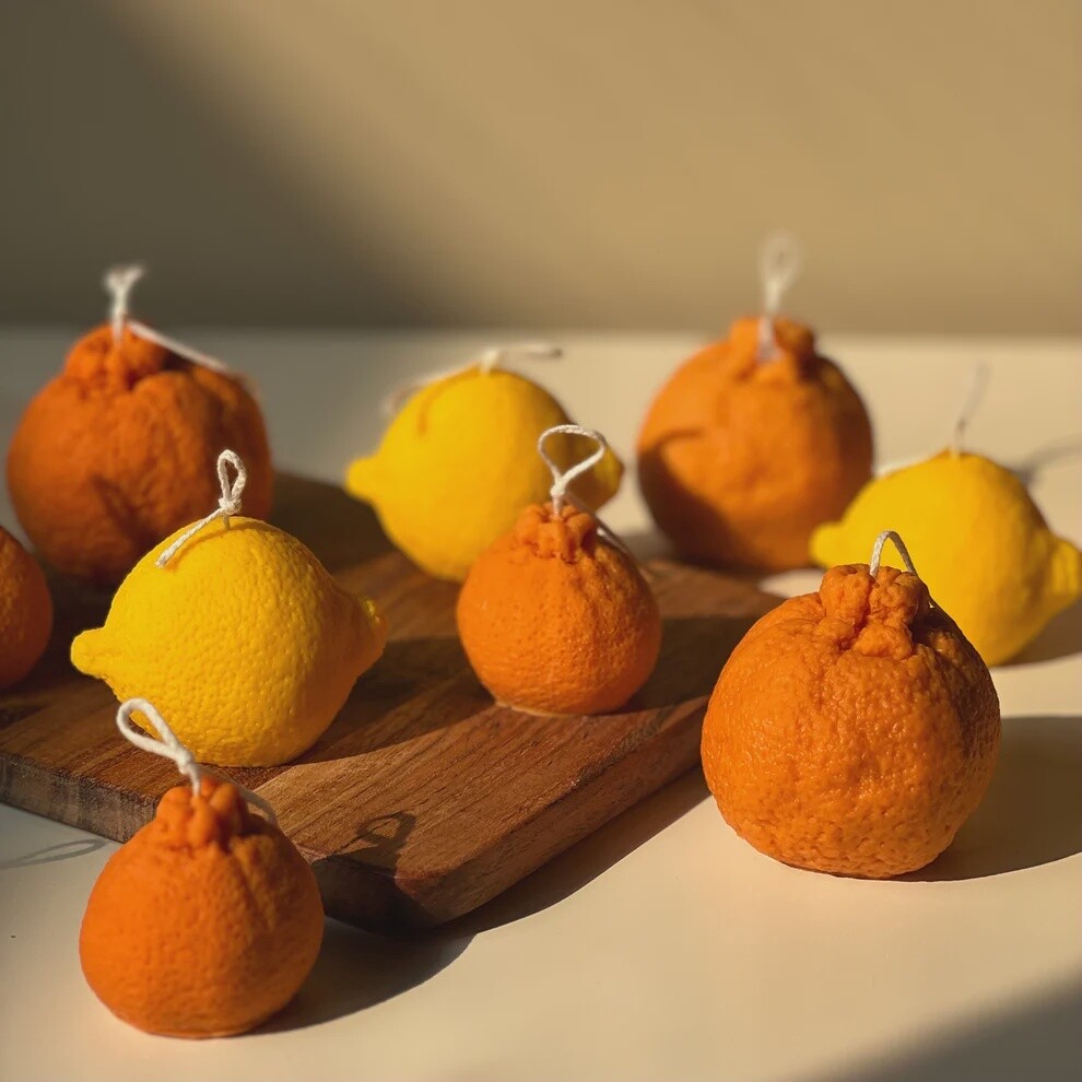 Lemon Shaped Candle