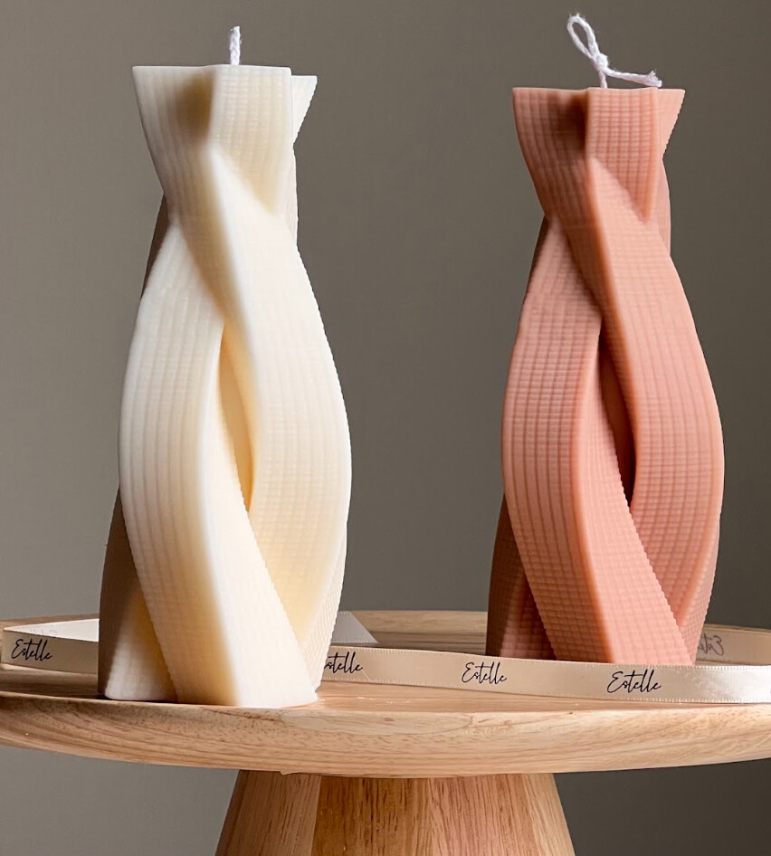 Twisted Ribbed Candle