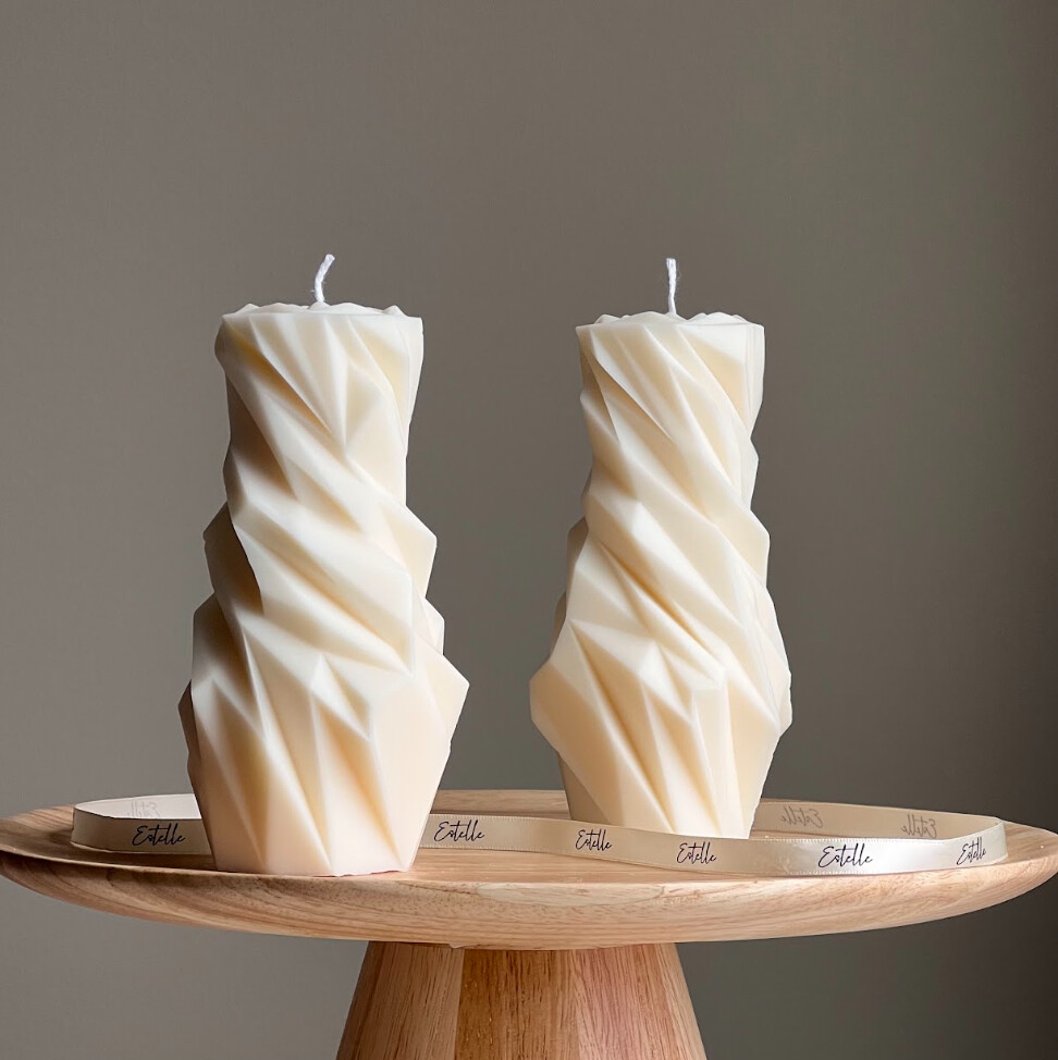 Diamond Shaped Candle