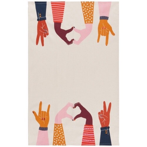 Human Kind Decorative Dishtowel