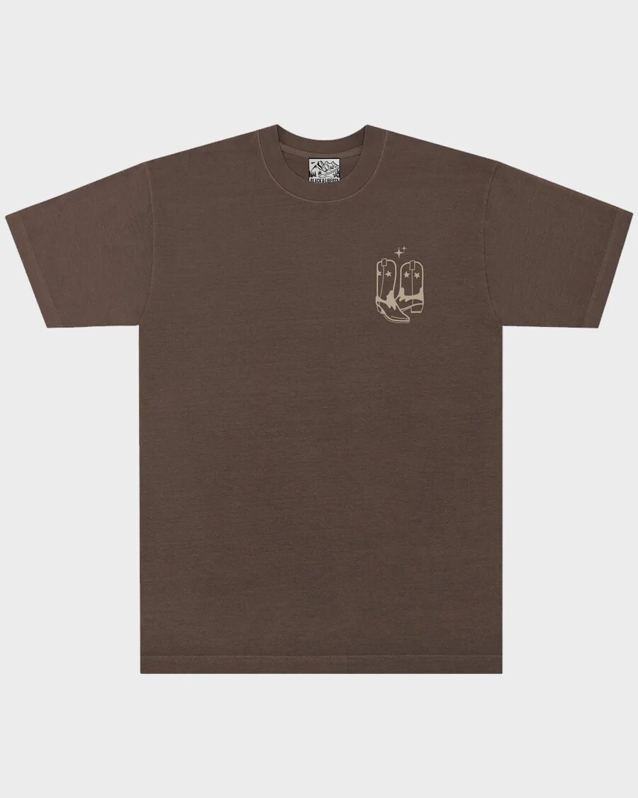 Cowboy Boot Tee - Embroidered