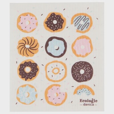 Donuts Swedish Sponge Cloth