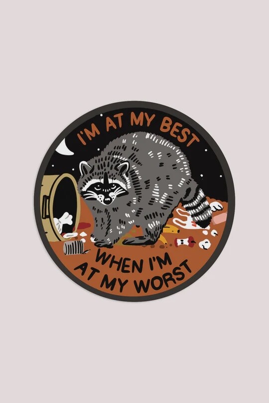 At My Best Vinyl Sticker