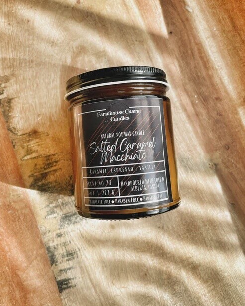 Salted Caramel Macchiato  Candle