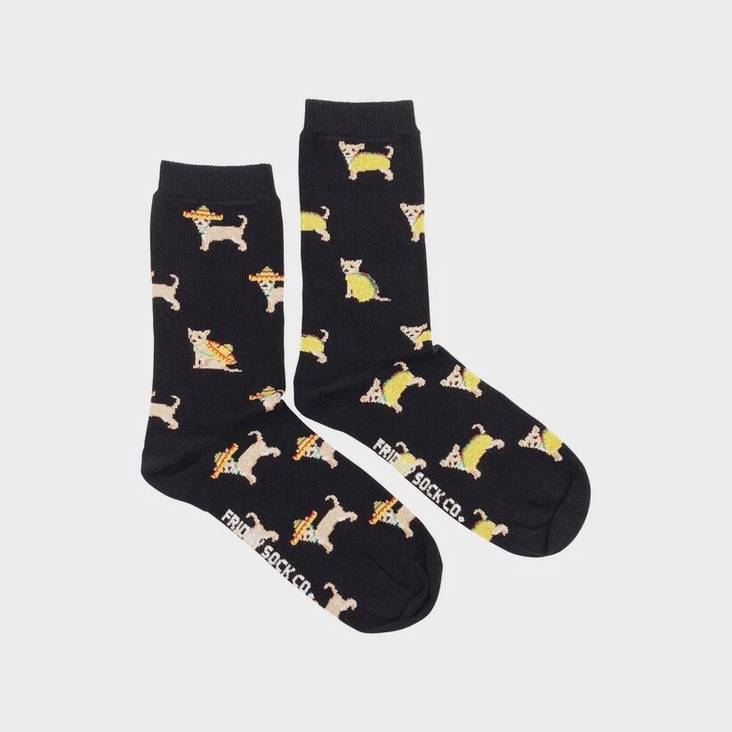 Women&#39;s Taco Dog Socks