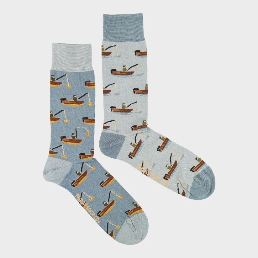 Men&#39;s Fish &amp; Fisherman Socks