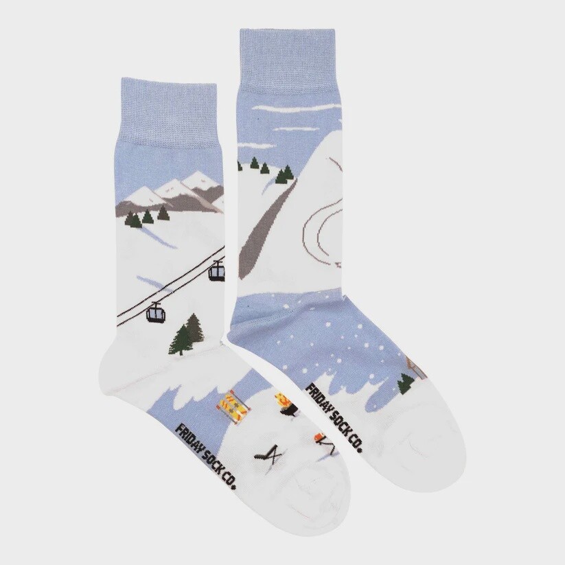 Men&#39;s Ski Scene Socks