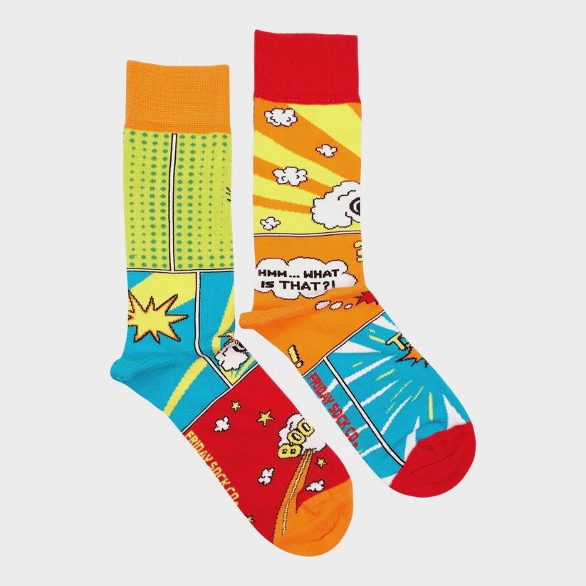 Men&#39;s Comic Book Socks