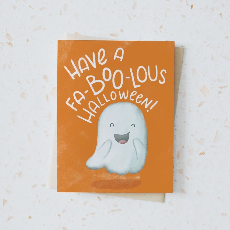 Have a Fa-Boo-Lous Halloween card