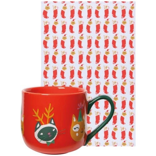 Let it Meow Mug and Dishtowel Set of 2