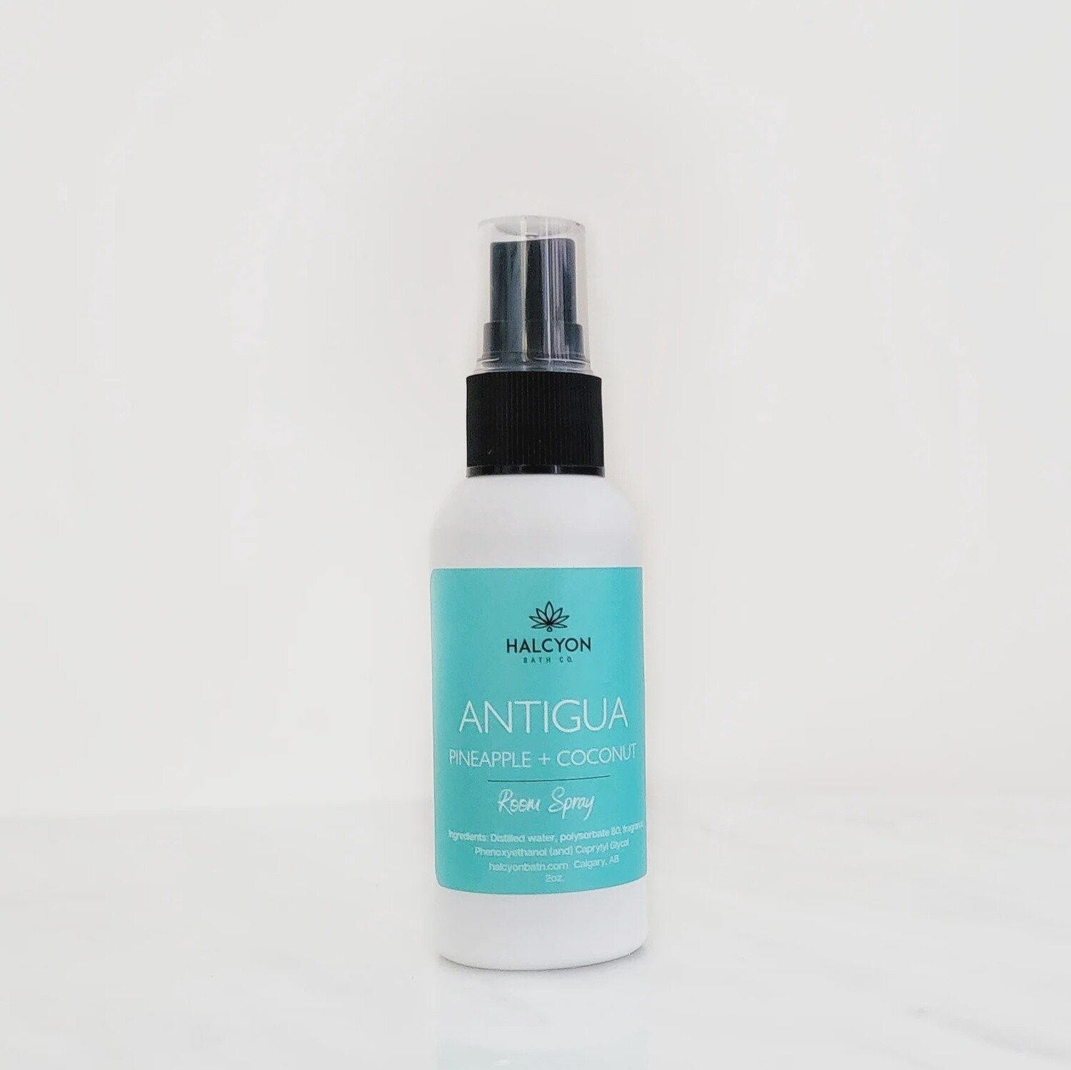Halcyon Room Spray, Scent: Antigua - Pineapple &amp; Coconut