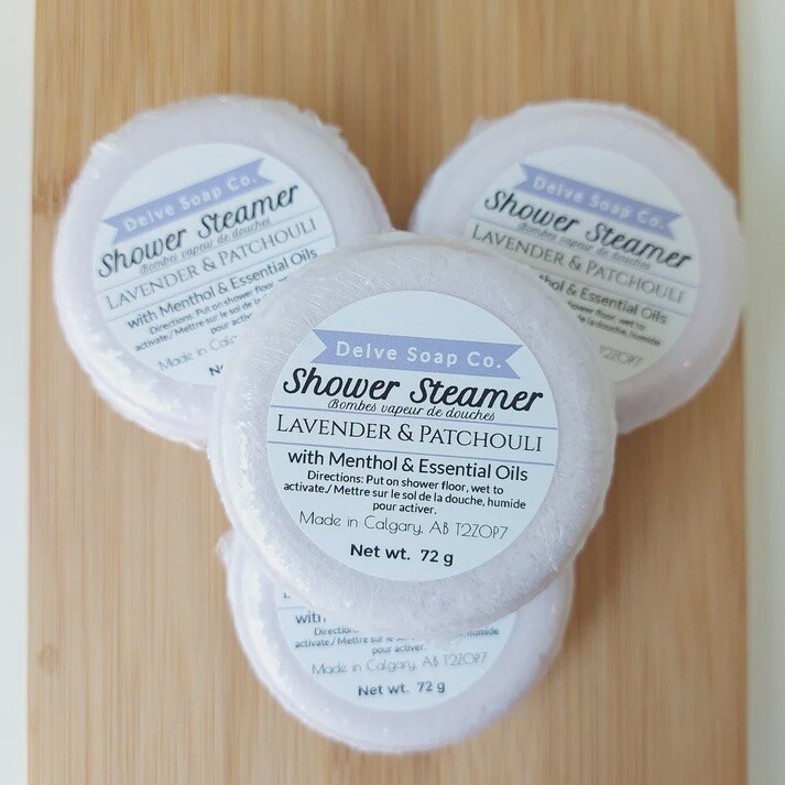 Lavender Patchouli Shower Steamer