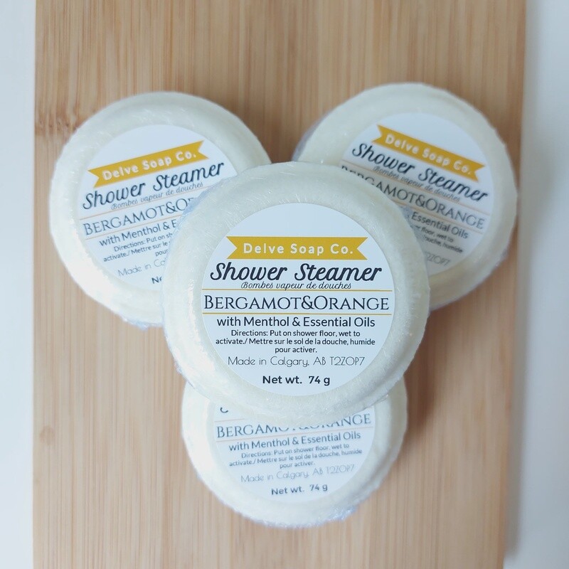 Orange Shower Steamer