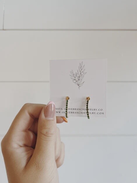 The Tennis Stud Earrings
