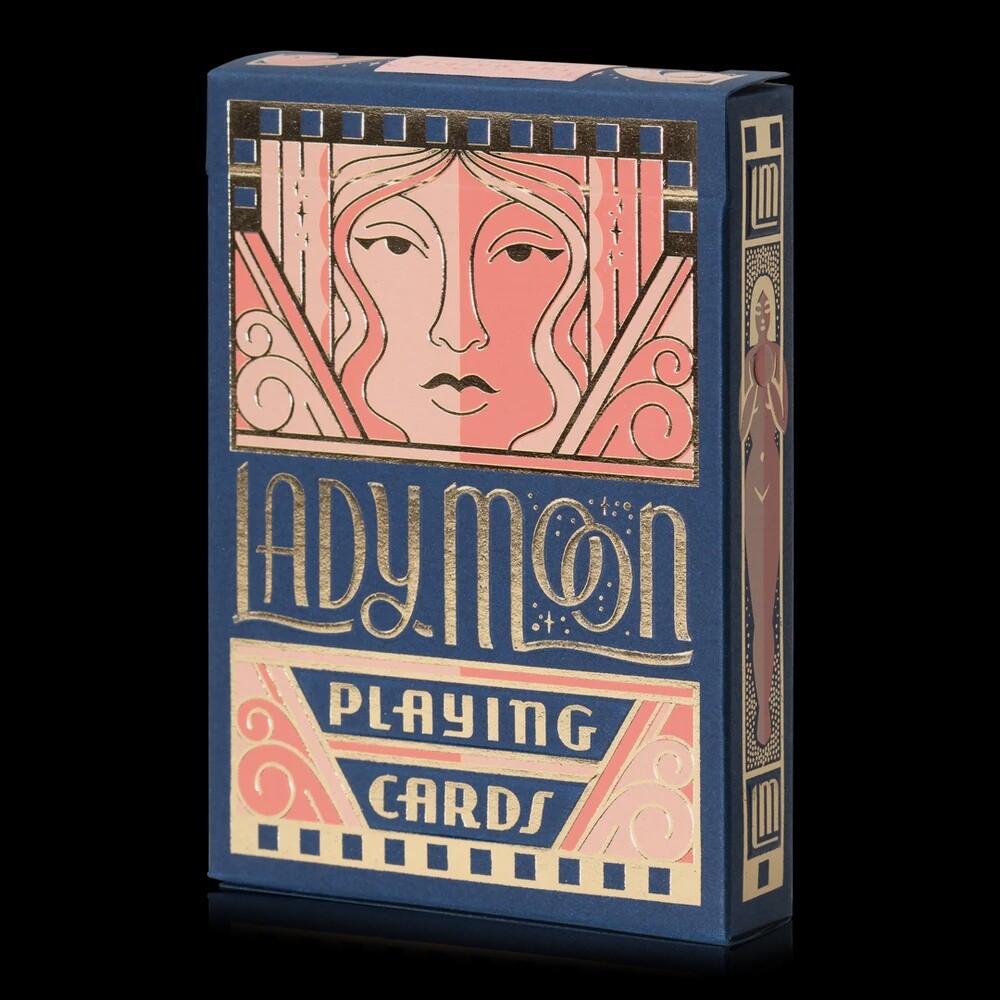 Lady Moon Playing Cards