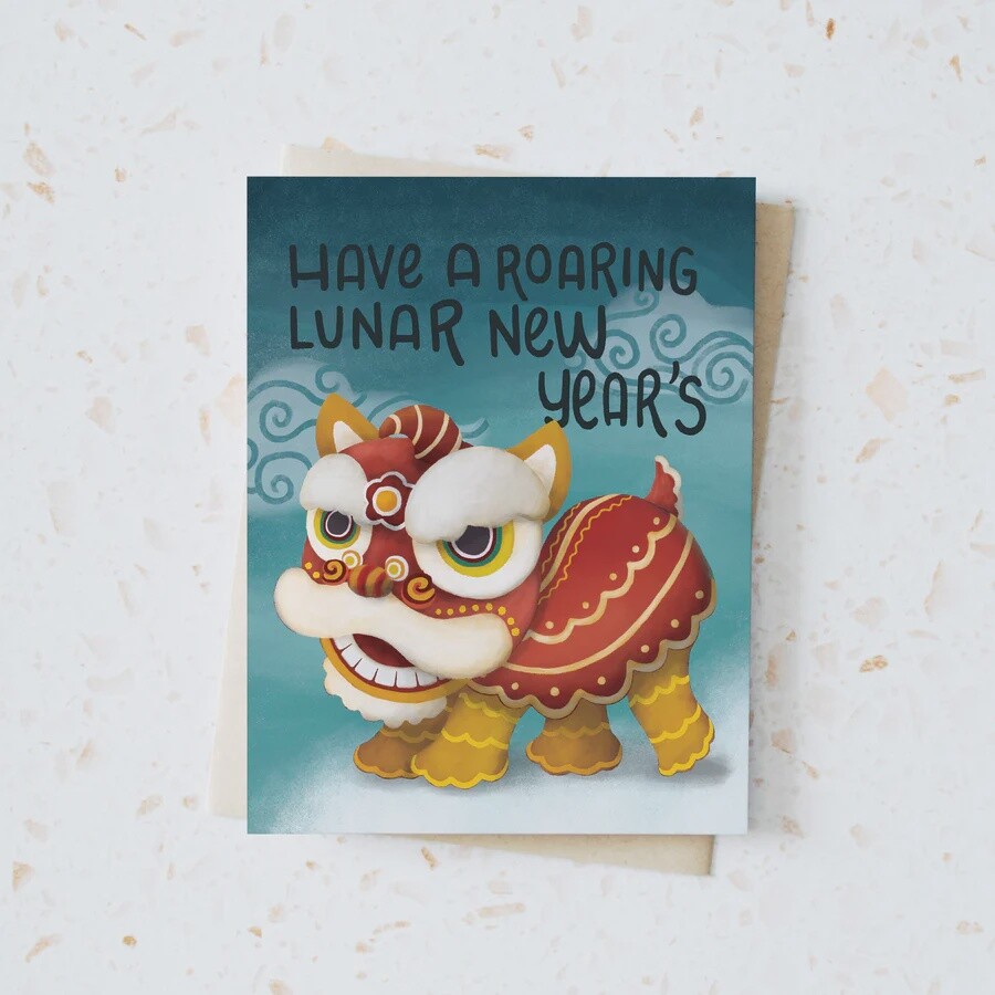 Have A Roaring Lunar New Years Card