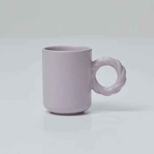 Ceramic Twist Handle Mug