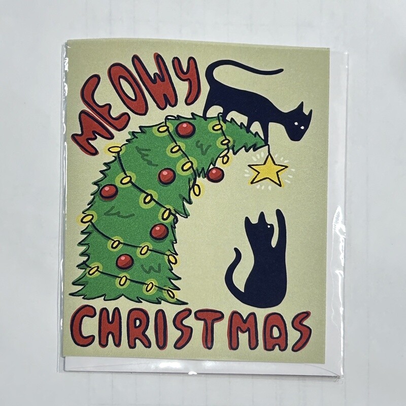 Meowy Christmas Card
