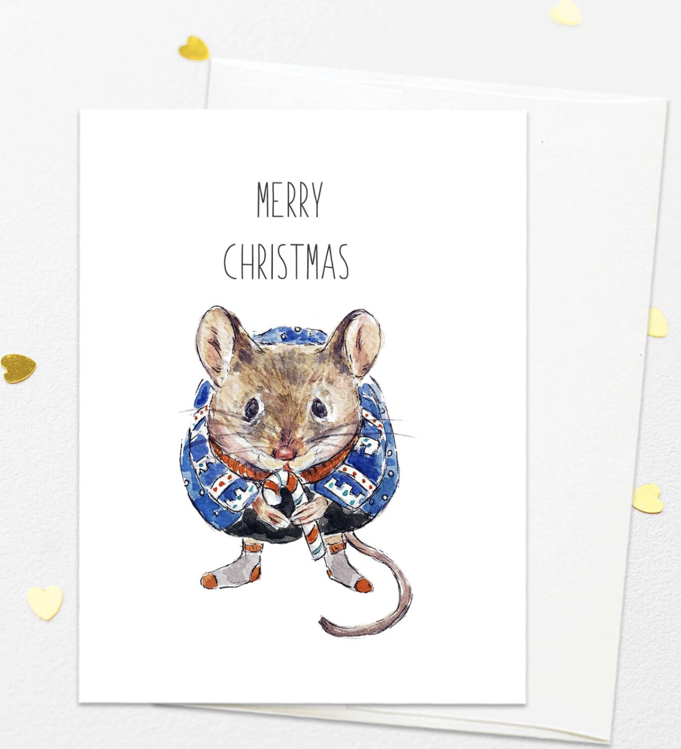 Mouse Christmas Card
