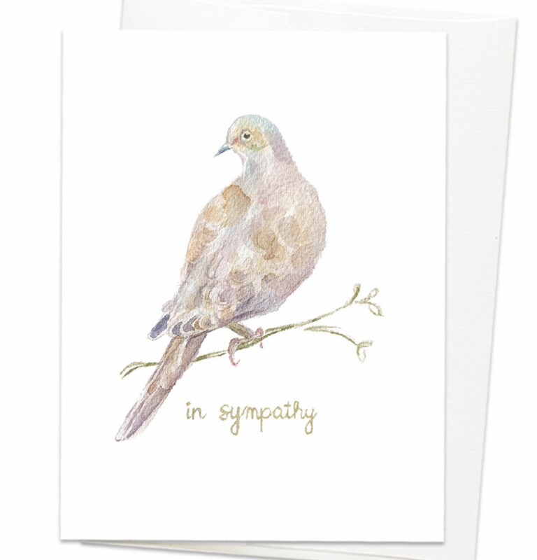 Mourning Dove Sympathy Card