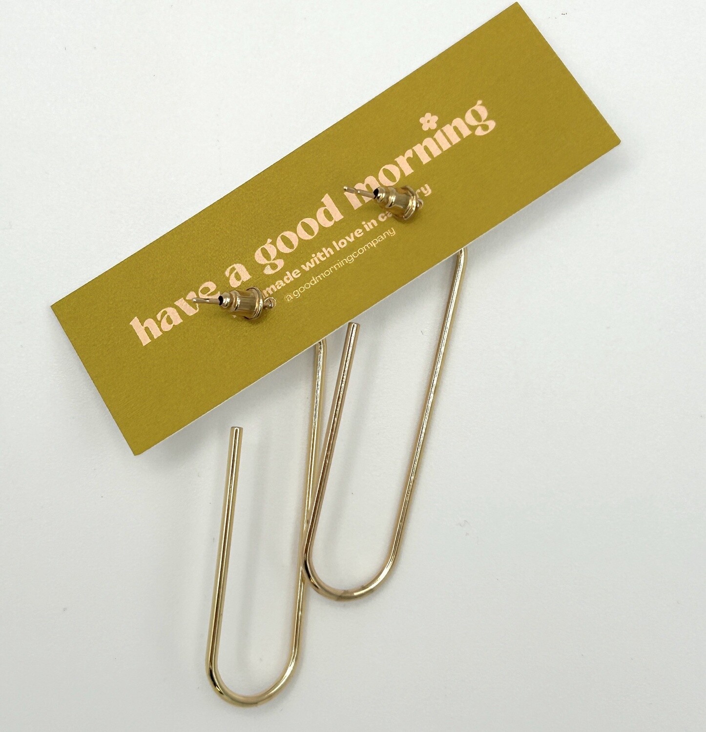 Elongated Gold Hoops V2