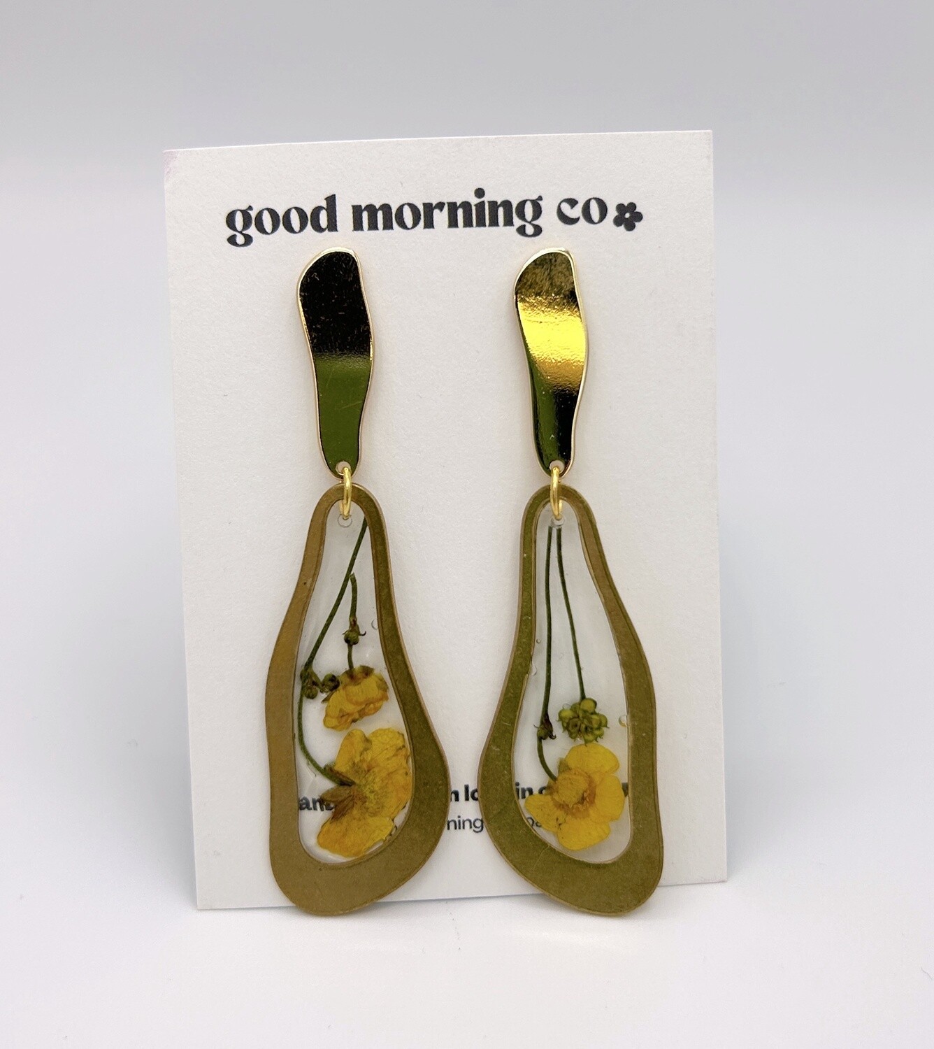 Abstract Floral Dangles - Buttercups