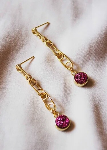 Presley Druzy Earrings