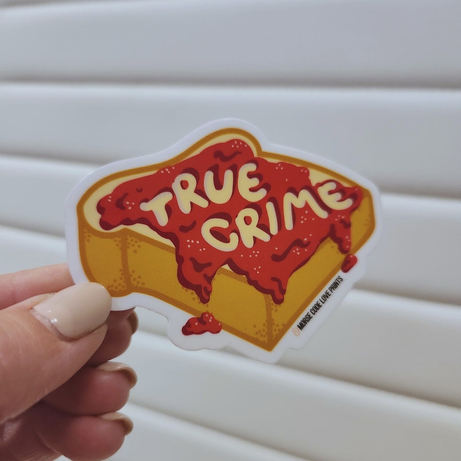True Crime Sticker