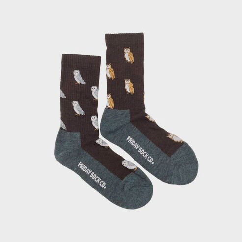 Women&#39;s Owl Merino Wool Socks