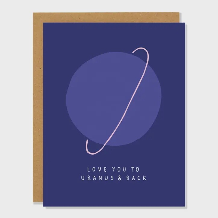 Uranus Greeting Card