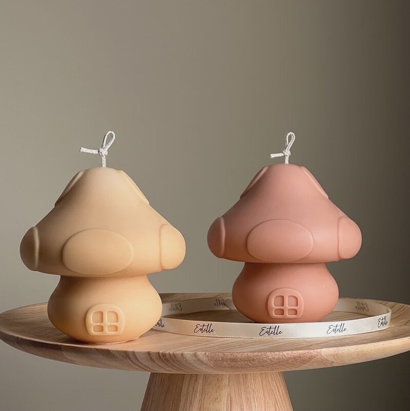 Big Mushroom Candle