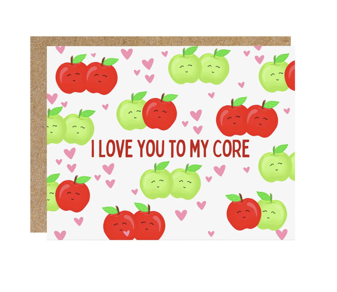 Love You To My Core Card