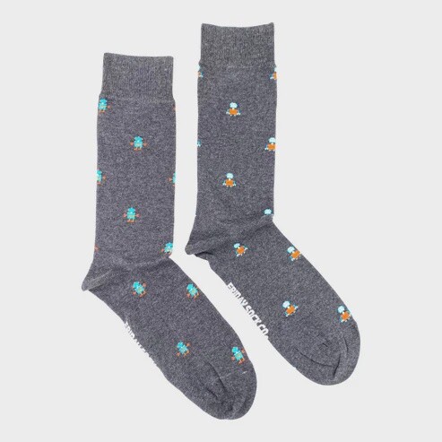 Men's Tiny Robot Socks